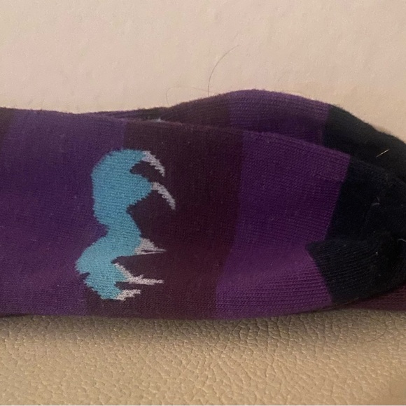 Nwt blue and purple monster Eros socks size 6-12 - Picture 2 of 3